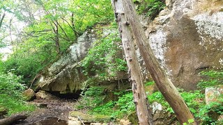 Rockhounding and pictures at Lacey Keosauqua State Park Iowa [upl. by Anelagna905]