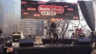 Olivia Holt Winter Wonderland LIVE [upl. by Ratib]