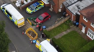 Leicester Police Bust Cannabis Grow with Drone Footage [upl. by Alpert529]