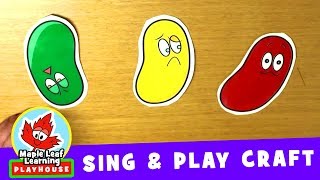 Jelly Beans Song  Sing and Play Craft  Maple Leaf Learning Playhouse [upl. by Lekar957]