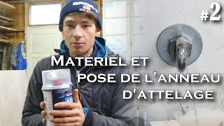 Matériel et pose de lanneau dattelage  Restauration Bateau 2 [upl. by Hgielek]