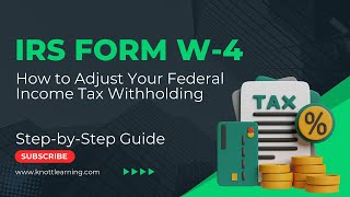 How to Update IRS Form W4 to Adjust Your Tax Withholding [upl. by Nnylsor203]