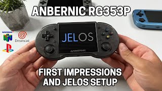 Anbernic RG353P  First Impressions And JELOS Installation Linux Showcase [upl. by Adimra637]