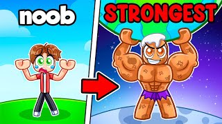 Upgrading NOOB to STRONGEST NOOB EVER in Roblox [upl. by Aderb50]