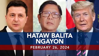 UNTV HATAW BALITA  February 26 2024 [upl. by Claudy]