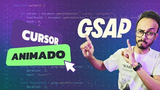 Cursor Animado com GSAP no WordPress e Elementor  Tutorial Prático [upl. by Nylcaj]