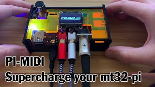 PIMIDI Review – Supercharge your mt32pi [upl. by Yerfoeg]