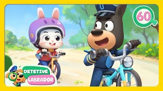 Vamos Andar de Bicicleta com o Policial Dobie 🚲 Bons Hábitos do Detetive Labrador 🔍 1 Hora🎬 [upl. by Elocaj]