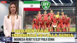 INILAH 8 NEGARA YANG BERPOTENSI JEGAL INDONESIA DI PIALA DUNIA 🫣 [upl. by Hebner]