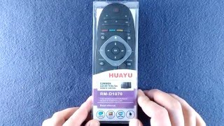 Пульт универсальный для телевизора philips Фирмы HUAYU модель RM D1070 [upl. by Llenad]