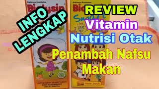 Review Vitamin Harian Anak  Biolysin Smart dan Extra Lysine  Nutrisi Otak dan Penambah Nafsu Makan [upl. by Seed]