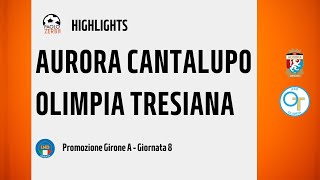 HIGHLIGHTS Promozione Girone A 2425  Day 8  Aurora Cantalupo  Olimpia Tresiana [upl. by Brock]