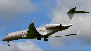 VistaJet Bombardier Global 6000 9HVJR at Cambridge [upl. by Intruoc]