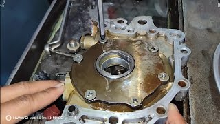 engine oil pump repair  suzuki f8 engine oil pump repair [upl. by Lenes367]