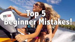 Top 5 Mistakes Beginner Personal Watercraft Jet Ski Riders Make [upl. by Cyler]