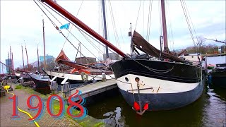 Klipperaak 1908 Collection of antique boats Dutch Traditions and History amsterdam Verwisseling [upl. by Joscelin]