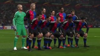 FC Bâle  AS SaintEtienne PES 2016  C3 League 20152016 116ème de Finale  CPU Vs CPU [upl. by Hibbert850]