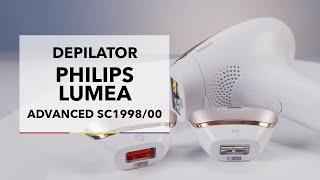 Depilator IPL  Philips Lumea Advanced SC199800  dane techniczne  RTV EURO AGD [upl. by Fillbert296]