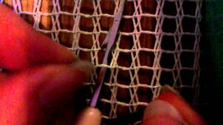 Easy way to do a Latch Hook stitch [upl. by Enail]