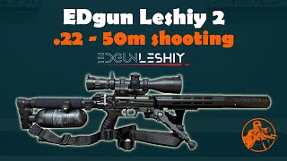 EDgun Leshiy 2 22 50m shooting [upl. by Anitnelav]