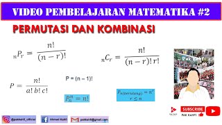 PERMUTASI DAN KOMBINASI KONSEP DAN CONTOH SOAL [upl. by Dana472]