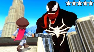 Finding VENOM TITAN In GTA 5 Giant Symbiote [upl. by Norabel]