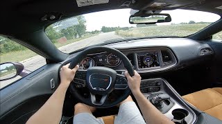 2022 Dodge Challenger RT Plus  POV Walkaround and Test Drive [upl. by Nosdivad]