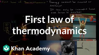 First Law of Thermodynamics introduction  Biology  Khan Academy [upl. by Nnednarb]