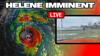 LIVE GROUND ZERO CAT 4 HURRICANE HELENE Intercept [upl. by Latimer]