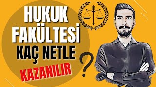 HUKUK KAÇ NETLE KAZANILIR   Hukuk İçin En Az Kaç Net  Hukuk Netleri [upl. by Luckin]