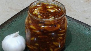 Garlic Pickle Recipe  How To Make Lehsan ka Achar  لہسن کا اچار [upl. by Dielle815]