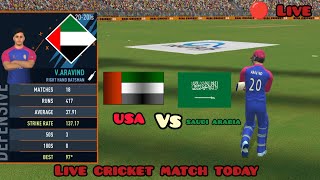 Live UAE vs Saudi Arabia 6th Match at Doha T20 World Cup Asia Cricket match today 2024 [upl. by Bone]