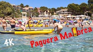 4K60🏖Paguera Mallorca 🇪🇸Beach Walk in Romana and Tora 🗓12 June 2022 [upl. by Erodeht]