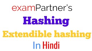 Extendible Hashing  Hashing  Advanced data structures [upl. by Sam308]