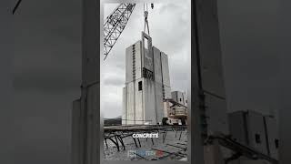 Construction jobs installing concrete flat slabs satisfying shorts [upl. by Mikahs271]