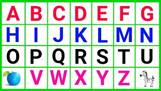 Alphabets A to Z  Abcdefg  Abcd  abcd song  alphabets song hindi  children education 2M [upl. by Winna]