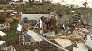 Basement Saves Couple from Tornado [upl. by Malia]