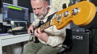 Czech national anthem played on the bass guitar ❤️ Music connects people around the world 🌎 [upl. by Ennis]