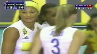 GRAND PRIX 2006 BRASIL DOMINICANA VÔLEI FEMININO [upl. by Omlesna]