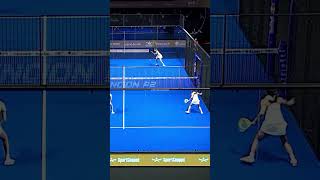 SHES JUST TO QUICK 😤😤 Padel Highlights bestofpadel [upl. by Saitam]