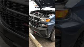 Installing leds in 2019 Silverado trail boss custom [upl. by Gilliette]