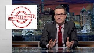 Endorsements Web Exclusive Last Week Tonight with John Oliver HBO [upl. by Rosina235]