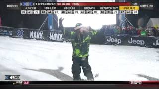 Henrik Harlaut Nose Butter Triple Cork 1620 Wins Gold Ski Big Air Winter X Games Aspen 2013 [upl. by Moffit75]