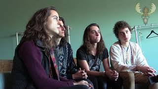 Greta van Fleet meet Bluesmoose radio  interview  Doornroosje Nijmegen NL 20 march 2018 [upl. by Eadith]