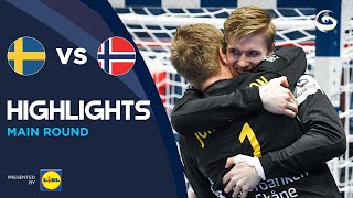 Sweden vs Norway  Highlights  Mens EHF EURO 2022 [upl. by Zia]