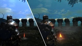 Dark Souls Graphics Comparison Remaster 2018 vs Original 2011 [upl. by Yatnwahs]