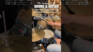 Fills That Keep Your Gig Groove6 Fill6 academyofdrumsandguitar drummer drum drums drumfill [upl. by Inilam]