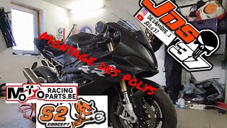 pose kit polyester S2 concept sur s1000rr [upl. by Akemad]