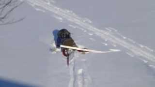 funny ski fall in norway easter 2013 [upl. by Aicinoid]