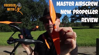 Master Airscrew Review  3DR Solo Builtin Nut Upgrade Propellers  MR SL 10x45 Set x4 Orange [upl. by Pius]